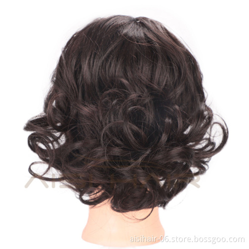 Aisi Hair Synthetic Short Curly Ponytail Hair Extensions Heat Resistant Hair Drawstring Hairpiece Ponytail for Women